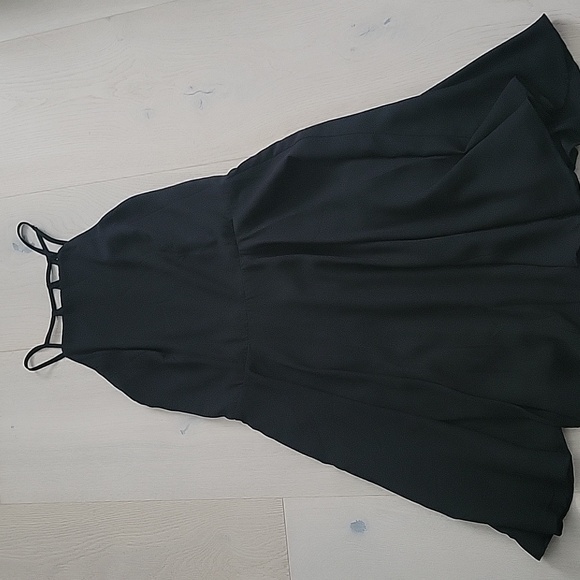 EUC Lulus Strappy Together Black Dress - Picture 4 of 6